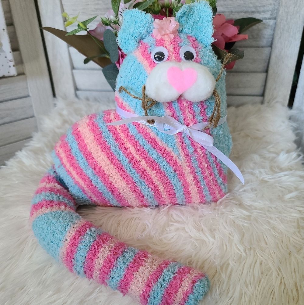 Heart Cat Handmade Decor